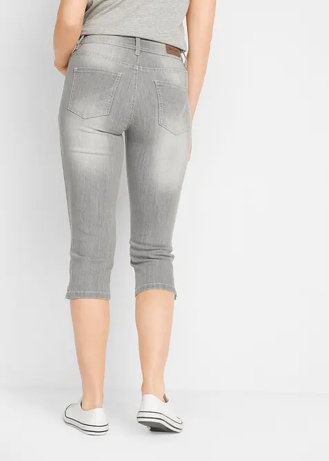 Stretchiga caprijeans (2-pack), bonprix