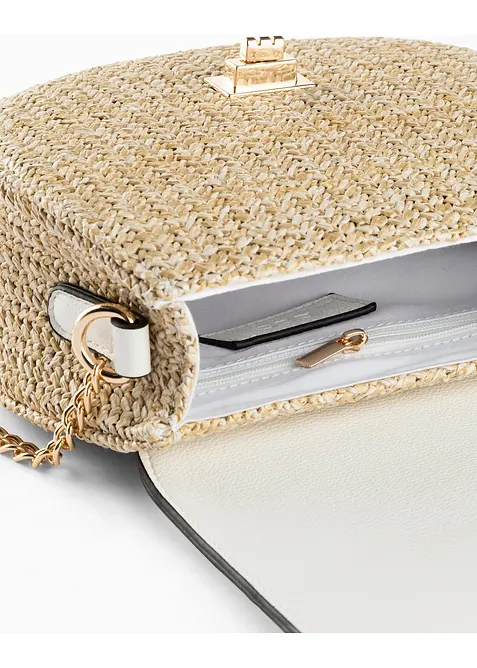 Axelremsv&auml;ska med halmlook, bonprix