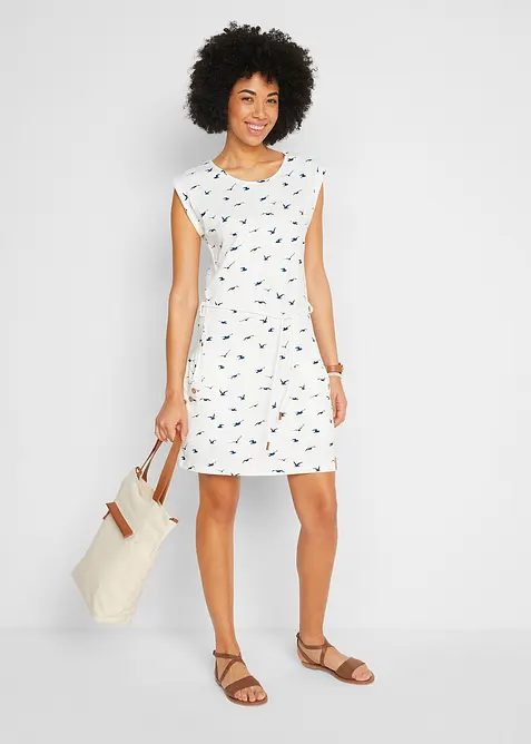 Trik&aring;kl&auml;nning med ving&auml;rmar och m&ouml;nster, bonprix