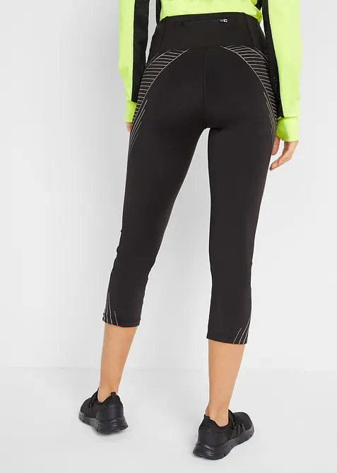 3/4-sportleggings med ficka, bonprix