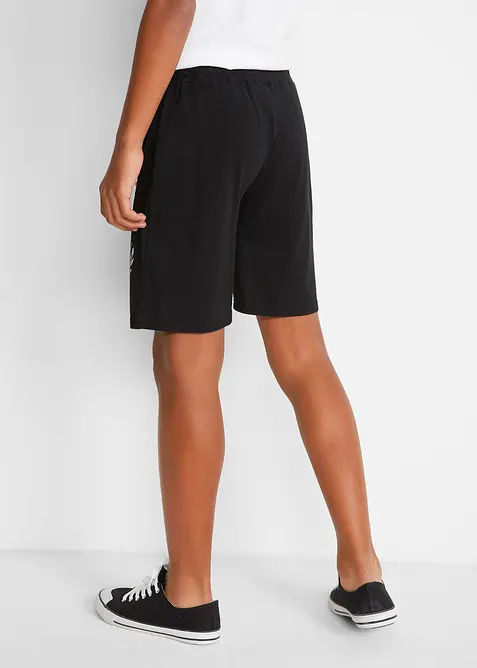 Jerseybermudas för barn med ekologisk bomull (2-pack), bonprix