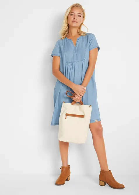 Klänning i lyocell, bonprix