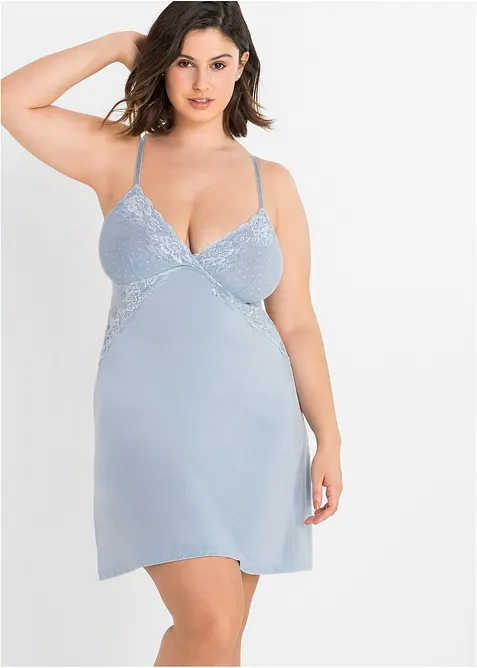 Neglig&eacute; med viskos, bonprix