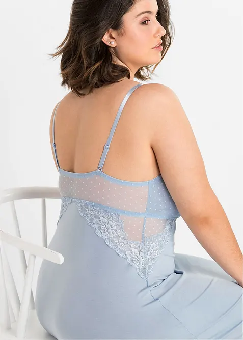 Neglig&eacute; med viskos, bonprix