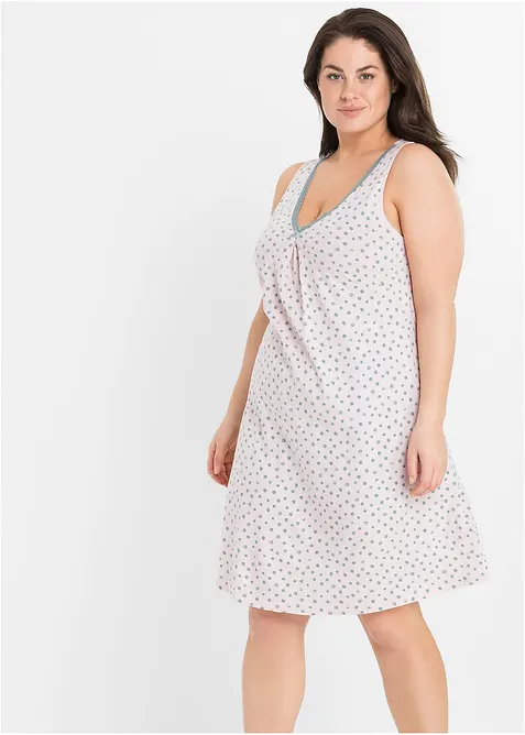 Kort nattlinne av mjuk viskosmix, bonprix