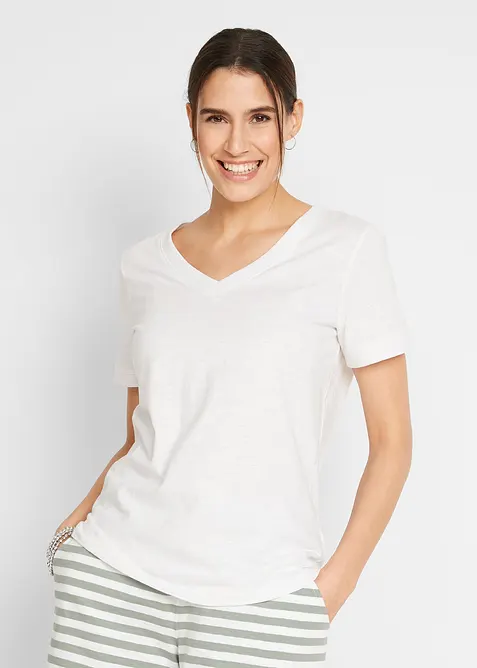 T-shirt i ren bomull, bonprix