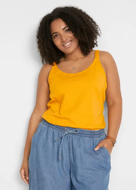 L&aring;ngt linne med ekologisk bomull  (2-pack), bonprix