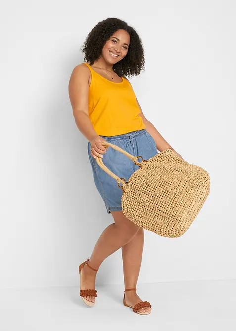 L&aring;ngt linne med ekologisk bomull  (2-pack), bonprix