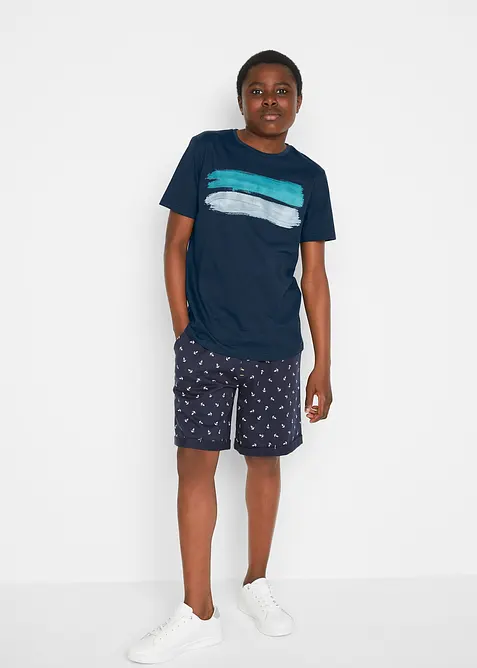 T-shirt för barn i trendiga färger, bonprix