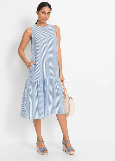 Mellanl&aring;ng A-linjeformad kl&auml;nning, bonprix