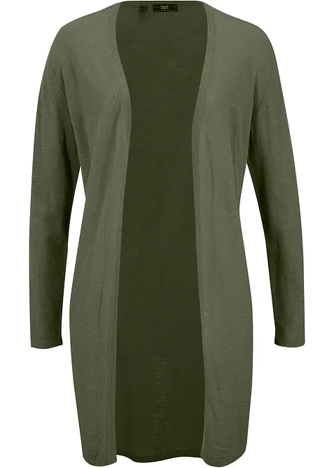 L&aring;ng cardigan utan kn&auml;ppning, bonprix