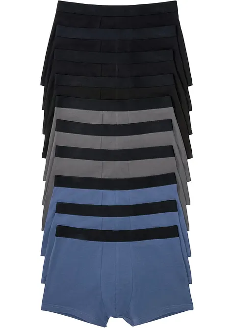 Boxershorts med bomull (10-pack) tajt modell, bonprix