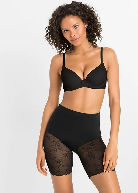 Byxa med spets och medelh&ouml;g formande effekt, bonprix