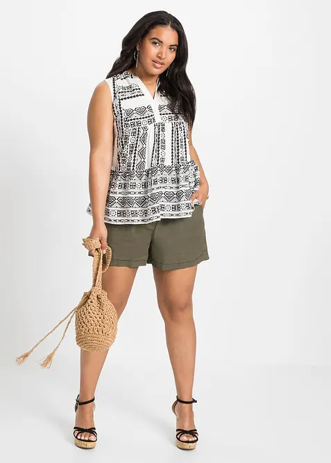 Bluslinne av mjuk viskos, bonprix