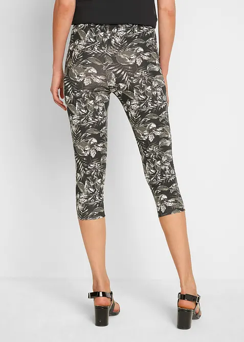 Caprileggings i bomullsmix, bonprix