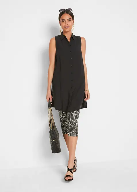 Caprileggings i bomullsmix, bonprix