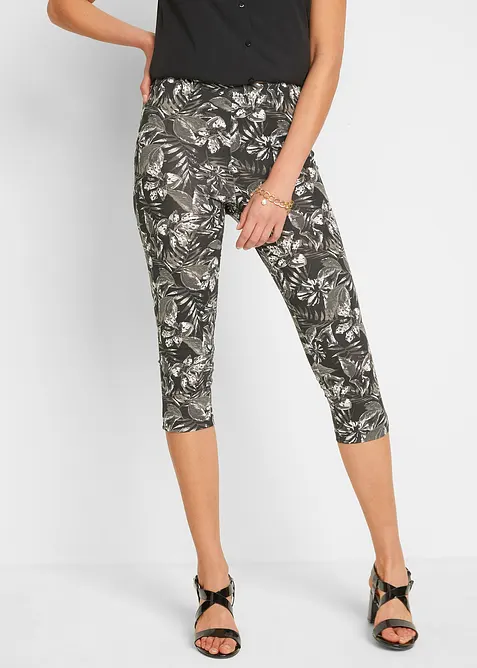 Caprileggings i bomullsmix, bonprix