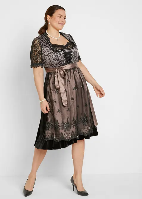 Dirndlblus i spets, bonprix