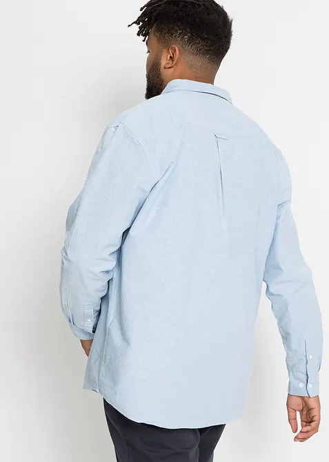 Långärmad Oxford-skjorta i ren bomull, Regular Fit, bonprix