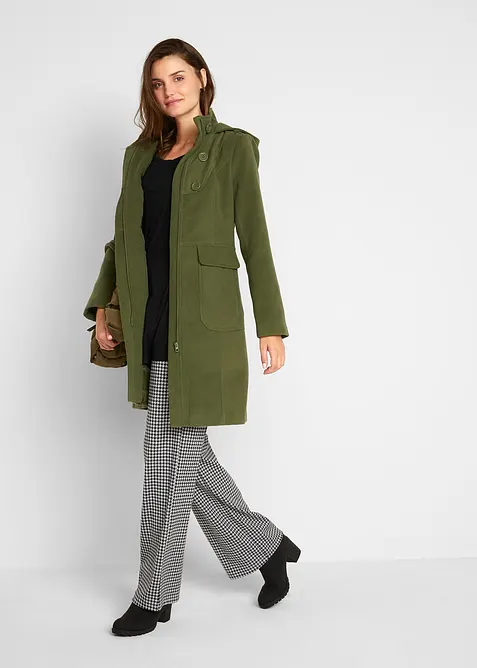 Långärmad topp av bomull och viskos, bonprix