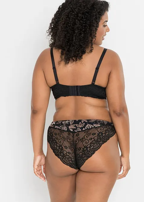 Formpressad BH med bygel med skimrande effekt, bonprix