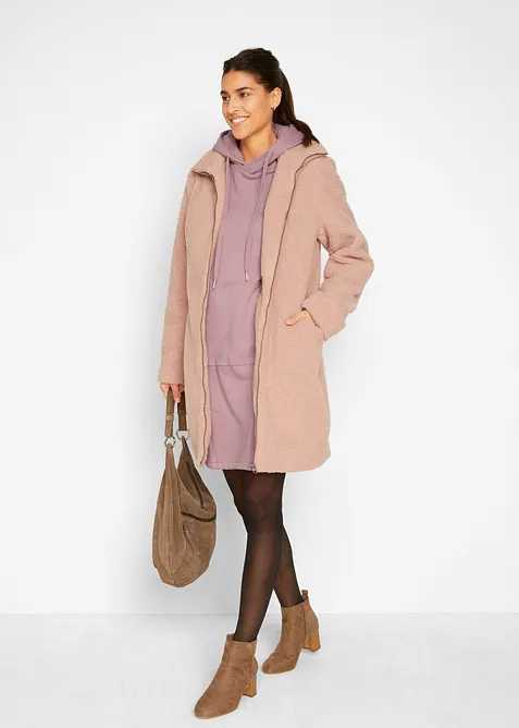 Jerseyklänning i bomullsmix, bonprix