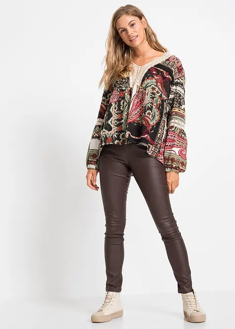 Push up-stretchbyxa i viskosmix, bonprix