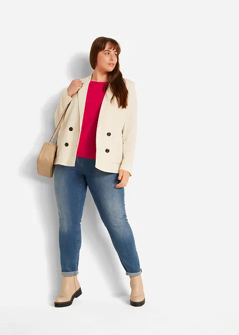 L&aring;ng&auml;rmad topp (2-pack), bonprix