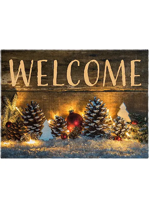 D&ouml;rrmatta med julmotiv, bonprix