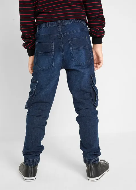 Dra på-jeans, Slim Fit, Stretch, bonprix