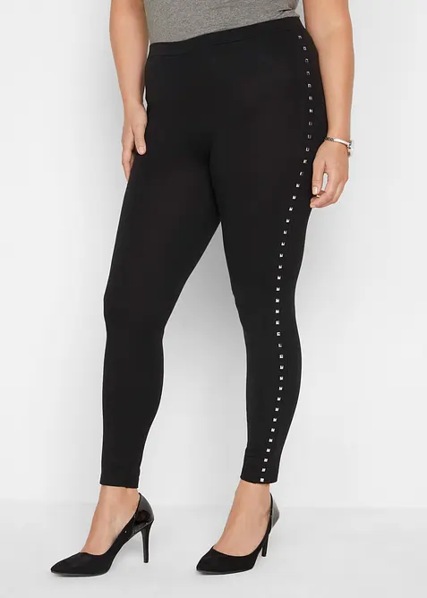 Leggings med nitar, bonprix