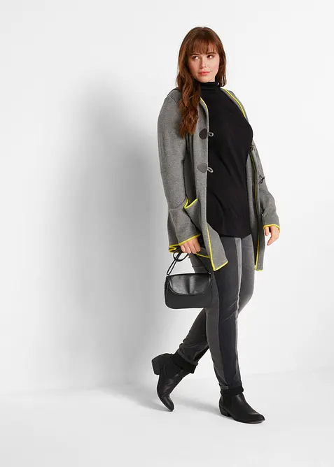 L&aring;ng&auml;rmad bomullstopp med polokrage, bonprix