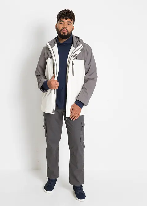 Långärmad T-shirt med polokrage (2-pack), bonprix