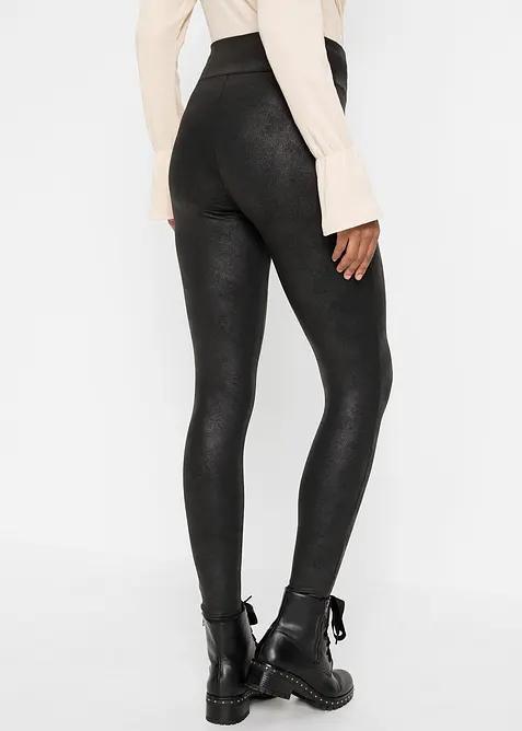 Fodrade leggings med ytskikt, bonprix