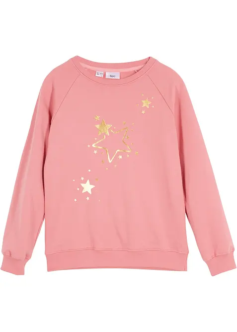 Sweatshirt i ren bomull, bonprix
