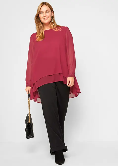 L&aring;ng tunika som &auml;r l&auml;ngre bak &auml;n fram, bonprix