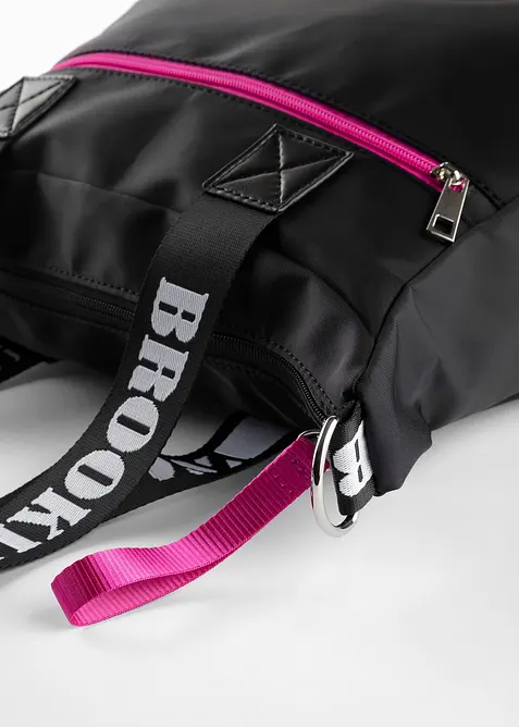 Sportväska med kontrasterande detaljer, bonprix