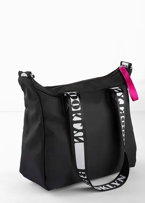 Sportväska med kontrasterande detaljer, bonprix