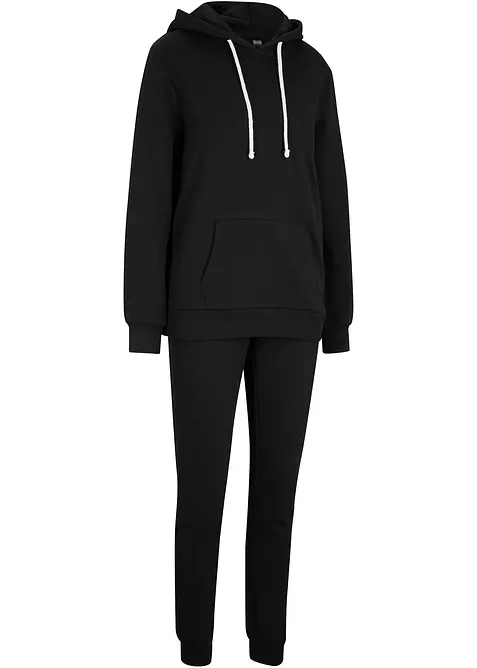 Joggingdräkt i bomullsmix (2 delar), bonprix