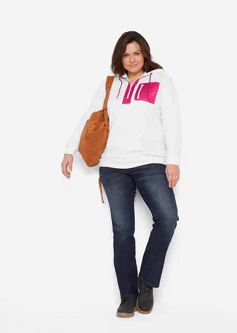 Stretch Bootcut Jeans Mid Waist, bonprix