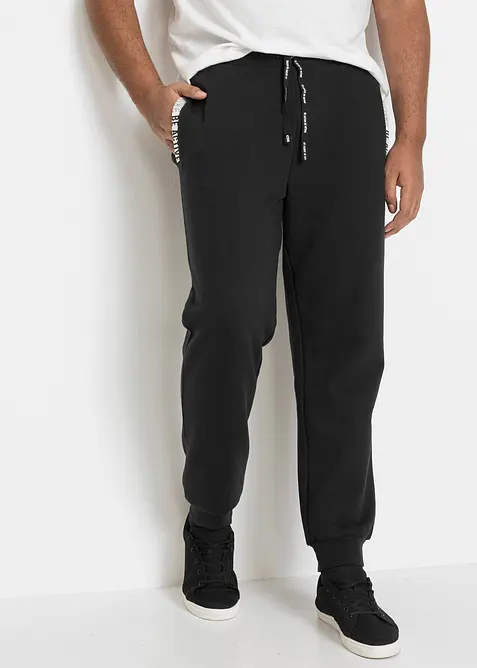 Joggingbyxa med sportiga detaljer, bonprix