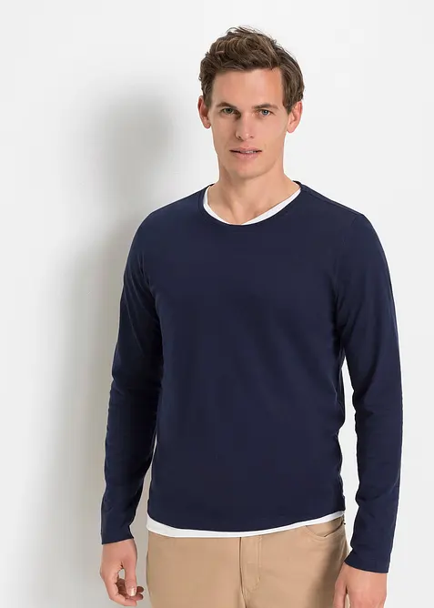 L&aring;ng&auml;rmad T-shirt (3-pack), bonprix