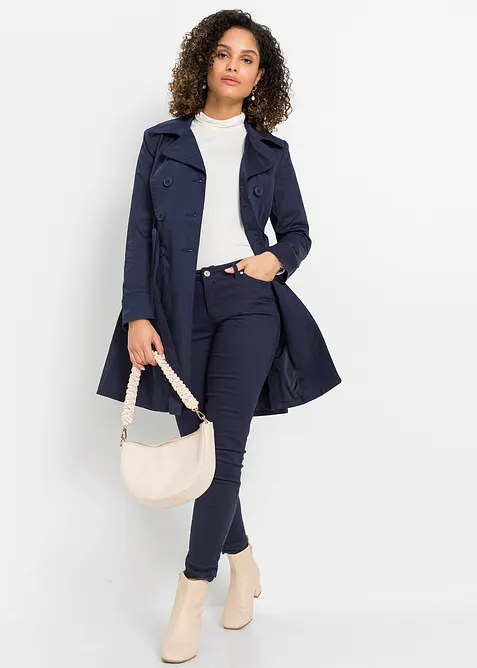 Trenchcoat av bomull, bonprix
