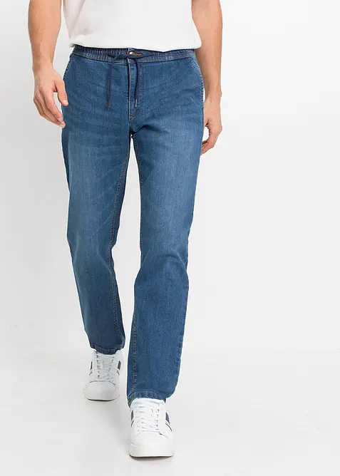 Tunna dra p&aring;-jeans, Regular Fit, Straight, bonprix