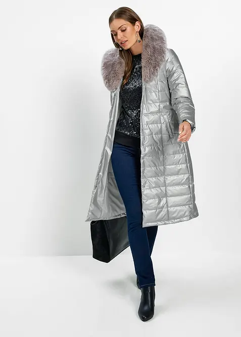 Stor shoppingv&auml;ska i materialmix, bonprix
