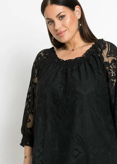 Topp med ballong&auml;rmar, bonprix