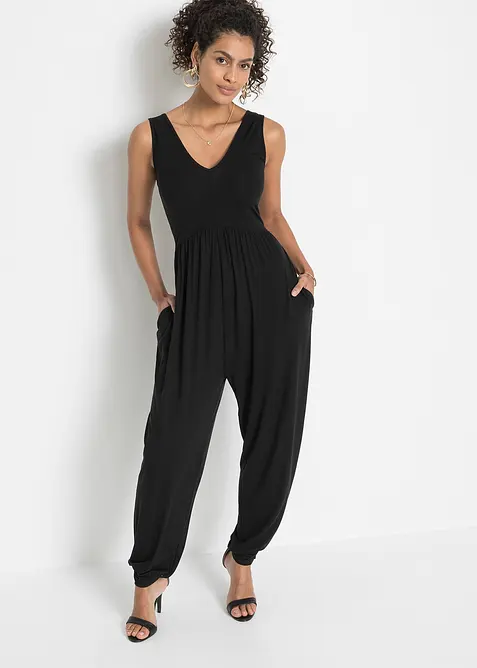 Jerseyjumpsuit av viskosmix, bonprix
