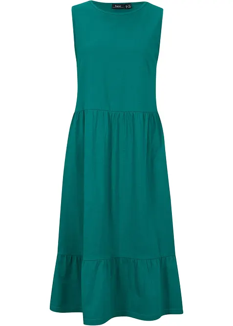 Jerseykl&auml;nning i ren bomull, bonprix