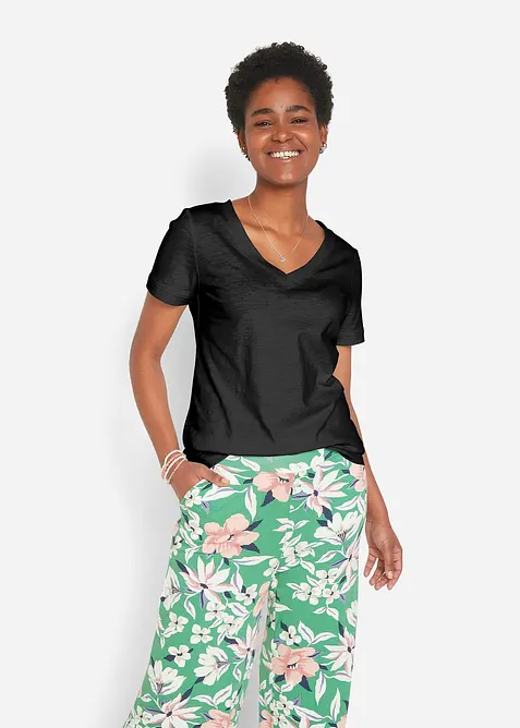 T-shirt i ren bomull, bonprix