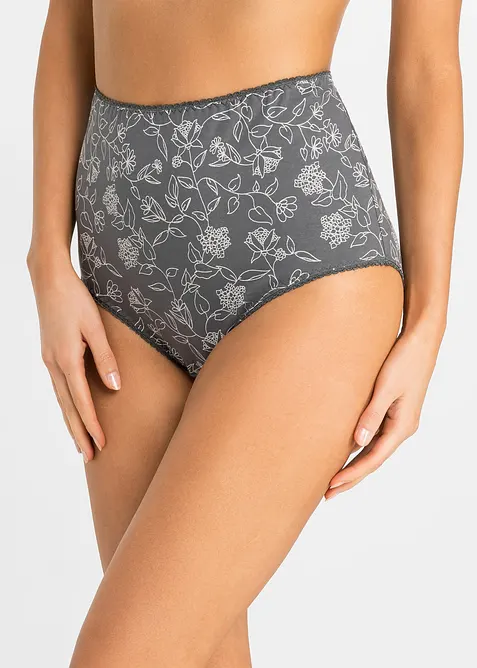 Midjetrosa (4-pack) med skön bomull, bonprix